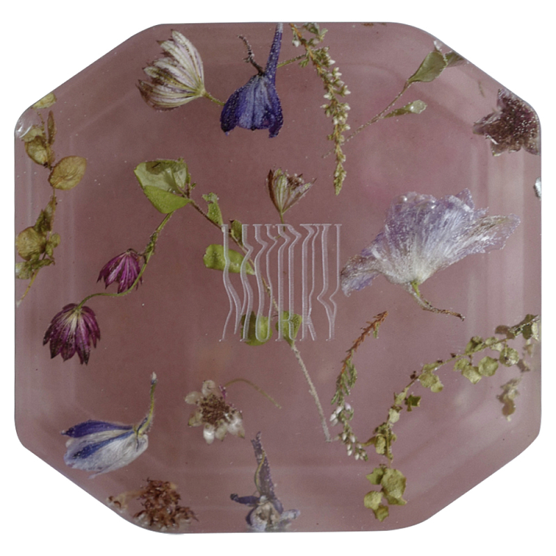 Шкатулка из эпоксидной смолы с цветами розовая Epoxy Resin Square Box Pink Розовый в Липецке | Loft Concept 