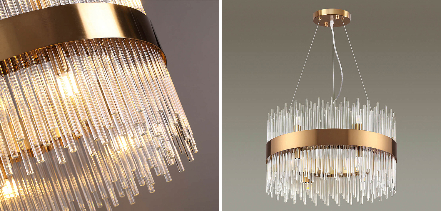 Люстра Nembus Chandelier Gold Circle Люстра Nembus Chandelier Gold Circle - Loft-Concept в Липецке