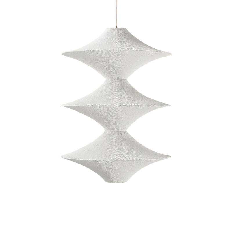 Подвесной вязаный белый светильник «Звезда Востока 03» Белый в Липецке | Loft Concept 