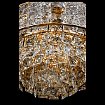 Люстра хрустальная в неоклассическом стиле на золотистом каркасе Majesty варинант исполнения - 4 | Loft Concept в Липецке