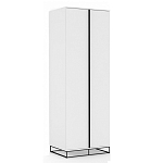 Двухдверный шкаф белого цвета Strict Lines варинант исполнения - 2 | Loft Concept в Липецке