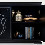 Черный комод в стиле арт-деко Luciano варинант исполнения - 8 | Loft Concept в Липецке