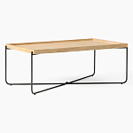 Журнальный стол с прямоугольной деревянной столешницей Urban Style Space варинант исполнения - 1 | Loft Concept в Липецке