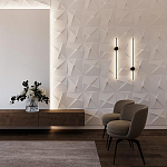 Гипсовая 3D Панель D-01 варинант исполнения - 1 | Loft Concept в Липецке