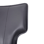 Стул серый из искуственной кожи на 4-х ножках Enigma Gray варинант исполнения - 4 | Loft Concept в Липецке