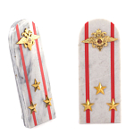 Сувенир Погон МВД из натурального камня мрамор Souvenir Epaulets варинант исполнения - 7 | Loft Concept в Липецке