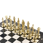 Шахматы Ренессанс с доской из натурального мрамора Decorative Thematic Chess варинант исполнения - 4 | Loft Concept в Липецке