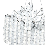 Люстра с круглыми хрустальными подвесками Fairytree Chrome Crystal Branches Chandelier 10 варинант исполнения - 3 | Loft Concept в Липецке