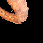 Люстра кольцевая с частичками натурального горного хрусталя Crystal Shimmer варинант исполнения - 4 | Loft Concept в Липецке