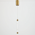 Подвесной светильник в форме цилиндра Trumpet Tube Brass варинант исполнения - 3 | Loft Concept в Липецке