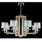 Люстра с 8-ю цилиндрическими плафонами из стекла Laurent варинант исполнения - 3 | Loft Concept в Липецке