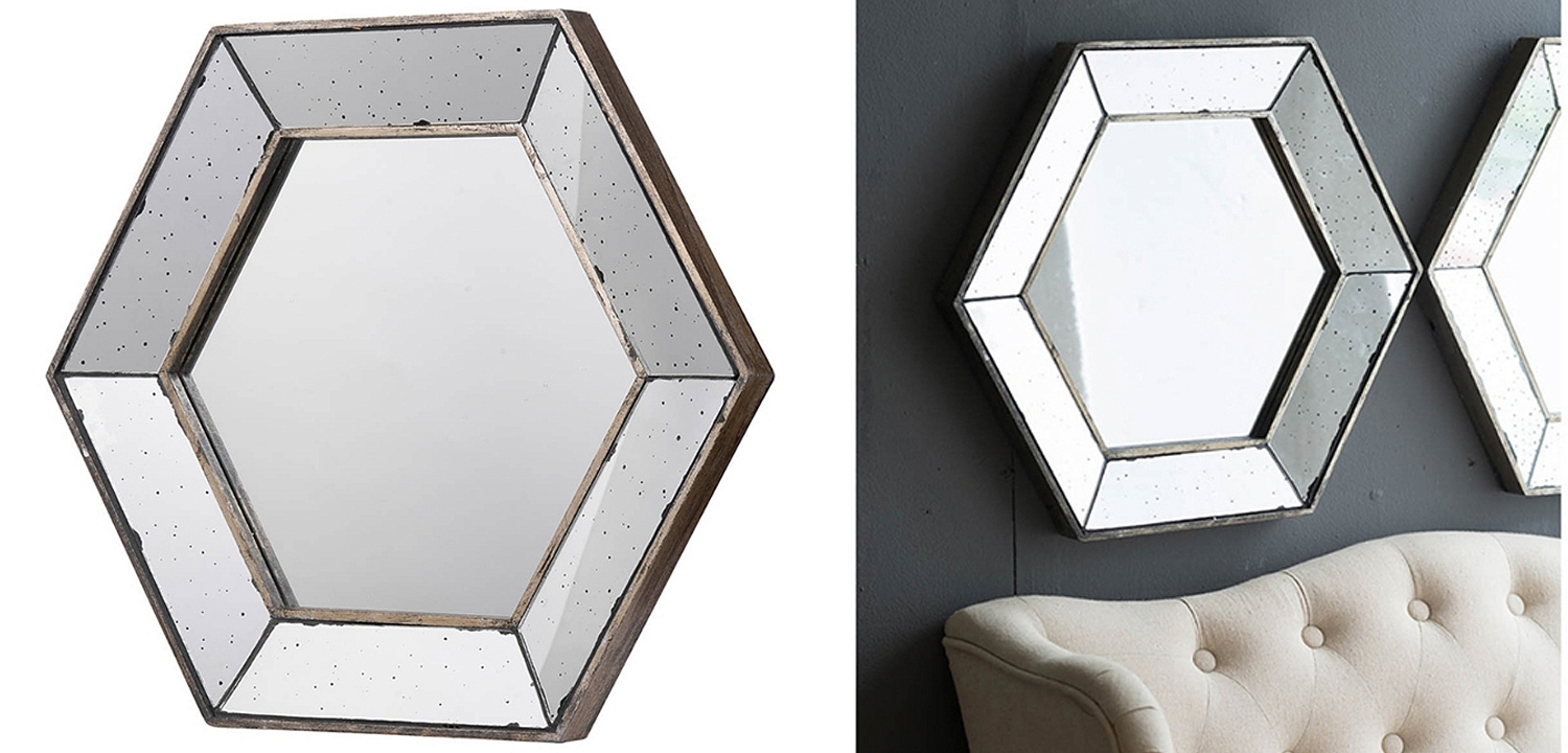 Зеркало Hexagonal Mirror Зеркало Hexagonal Mirror - Loft-Concept в Липецке