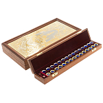 Нарды настольные из натурального камня лазурит и долерит Backgammon from Stone варинант исполнения - 4 | Loft Concept в Липецке