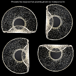 Бра из текстурированного прозрачного стекла с изогнутым краем Textured Glass  варинант исполнения - 6 | Loft Concept в Липецке