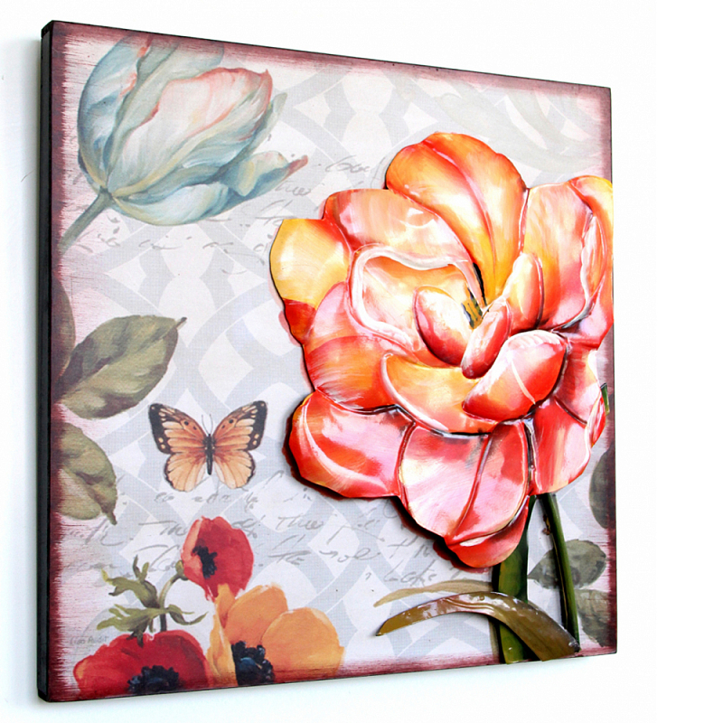 Аксессуар настенный из металла Blank Space Flower Мульти в Липецке | Loft Concept 