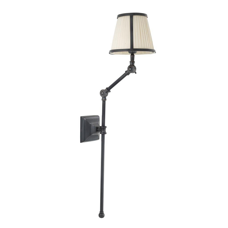 Бра Wall Lamp Brunswick Bronze Темная бронза Кремовый Черный Бра Wall Lamp Brunswick Bronze Темная бронза Кремовый Черный в Липецке | Loft Concept