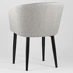 Мягкое кресло на металлических ножках Shaggy Grey варинант исполнения - 5 | Loft Concept в Липецке