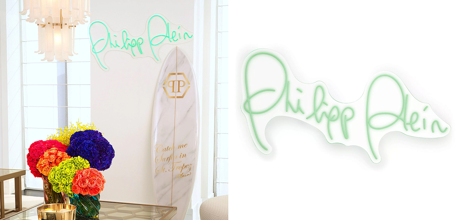 Неоновая настенная лампа Neon Philipp Plein Неоновая настенная лампа Neon Philipp Plein - Loft-Concept в Липецке