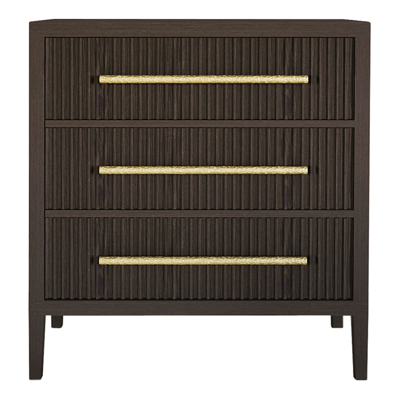 Комод Primo с 3 выдвижными ящиками Темный орех Орех в Липецке | Loft Concept 