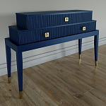 Премиальная Консоль с тремя ящиками Elsa Dreams Blue варинант исполнения - 1 | Loft Concept в Липецке