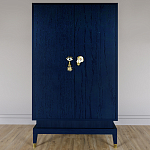 Платяной шкаф Elsa Dreams Blue с 2-мя фасадами варинант исполнения - 5 | Loft Concept в Липецке