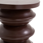 Фигурный приставной столик бордового цвета  AMORPHOUS варинант исполнения - 3 | Loft Concept в Липецке