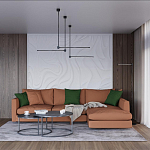 Торшер черного цвета с круглым основанием и вытянутым поворотным плафоном Trumpet tube варинант исполнения - 4 | Loft Concept в Липецке