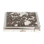 Портсигар на 20 сигарет с газовой зажигалкой из натурального камня Флогопит Stone Cigarettes Cases варинант исполнения - 2 | Loft Concept в Липецке