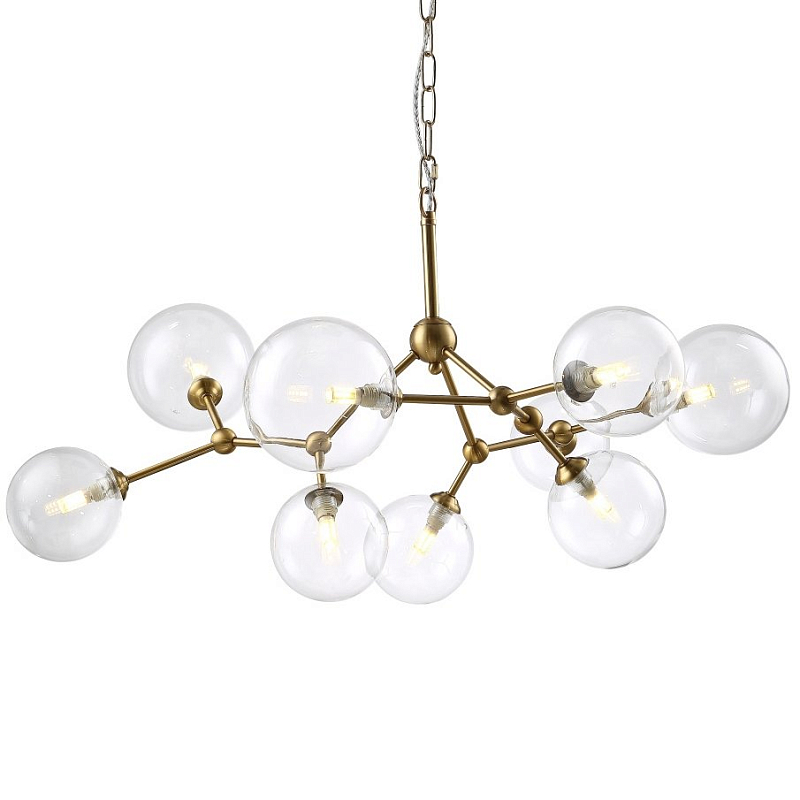 Люстра Gallotti & Radice Branches 9 Бронза Прозрачное Стекло Люстра Gallotti & Radice Branches 9 Бронза Прозрачное Стекло в Липецке | Loft Concept