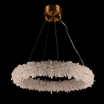 Люстра круглая с натуральным горным хрусталем Crystal Shimmer варинант исполнения - 3 | Loft Concept в Липецке