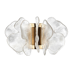 Бра с крупными прозрачными лепестками с рельефной поверхностью Ethereal Bloom варинант исполнения - 1 | Loft Concept в Липецке