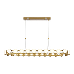 Люстра овальная с круглыми светодиодными источниками света Maxine Light варинант исполнения - 4 | Loft Concept в Липецке