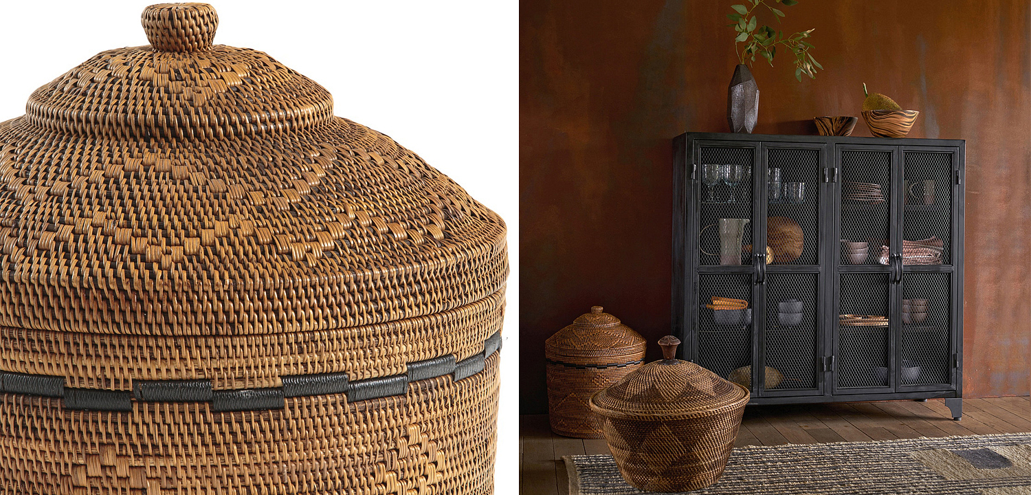 Корзина Wicker bamboo and rattan Корзина Wicker bamboo and rattan - Loft-Concept в Липецке