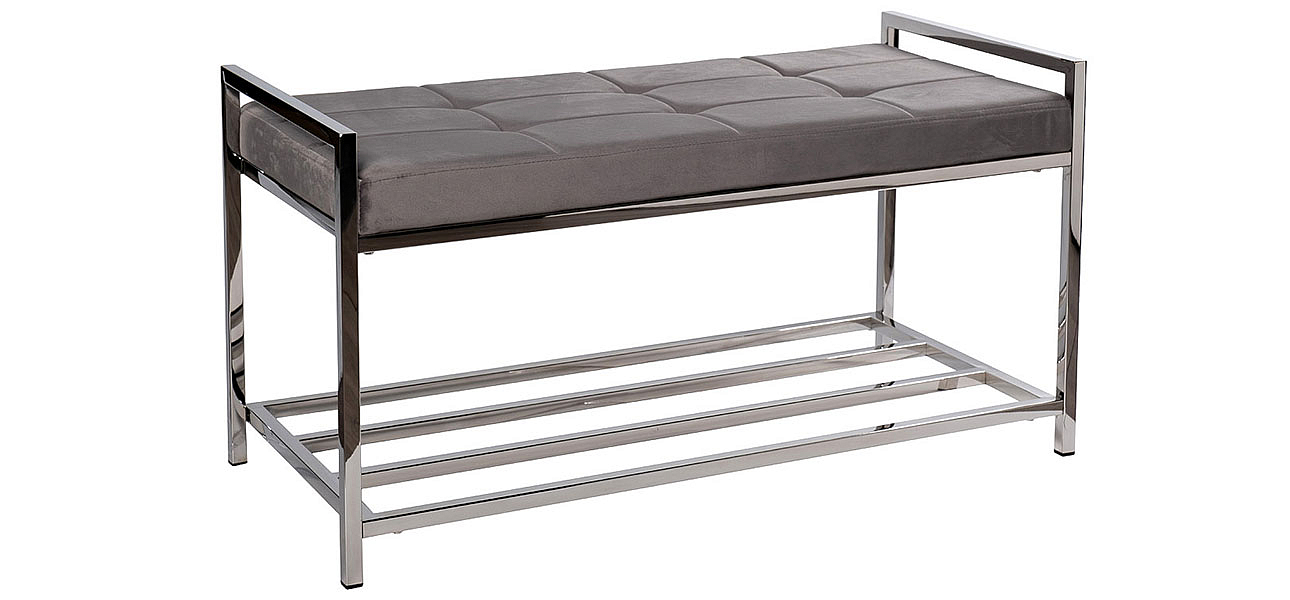 Банкетка Tulum gray Банкетка Tulum gray - Loft-Concept в Липецке
