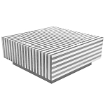 Большой журнальный Стол с инкрустацией Mandika Bone Inlay Coffee Table варинант исполнения - 1 | Loft Concept в Липецке