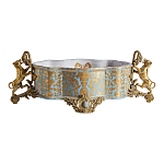 Чаша с орнаментом на бронзовых ножках в виде львов Eden Garden варинант исполнения - 3 | Loft Concept в Липецке