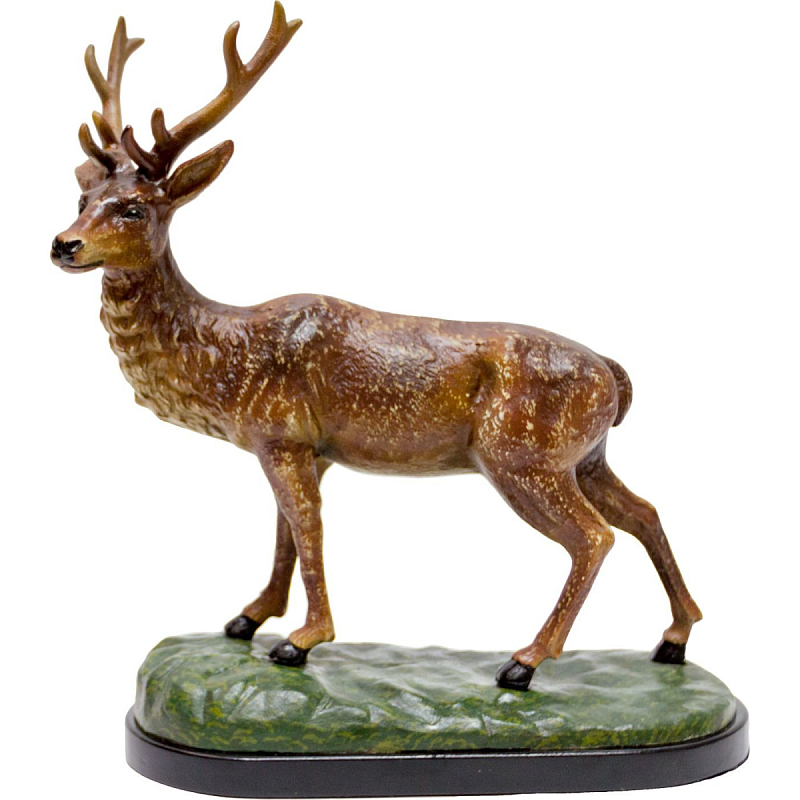 Фигурка Deer made of porcelain L Черный Зеленый Коричневый в Липецке | Loft Concept 