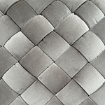 Пуф плетеный велюровый светло-бежевый  Soft Wicker Pouf варинант исполнения - 2 | Loft Concept в Липецке