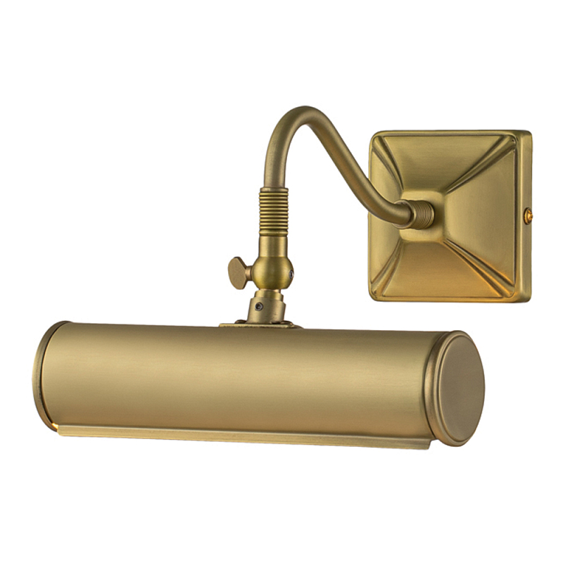 Светильник для картин с коротким цилиндрическим плафоном Elstead Lighting Латунь Бронза в Липецке | Loft Concept 