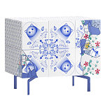 Тумба на синих ножках Grande Re Rblue варинант исполнения - 1 | Loft Concept в Липецке