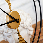 Часы настенные круглые из металла Mirror Tower Clock варинант исполнения - 2 | Loft Concept в Липецке