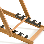 Шезлонг из акации и ткани Argentina варинант исполнения - 9 | Loft Concept в Липецке