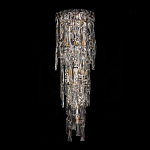 Бра с каскадом из прозрачного хрусталя и корпусом из металла цвета хром Constant Sparks варинант исполнения - 8 | Loft Concept в Липецке