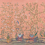 Обои ручная роспись Belvoir Apricot  варинант исполнения - 1 | Loft Concept в Липецке