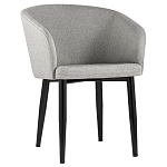 Мягкое кресло на металлических ножках Shaggy Grey варинант исполнения - 1 | Loft Concept в Липецке