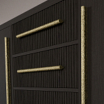 Буфет Primo с тремя ящиками и двумя фасадами Темный орех варинант исполнения - 7 | Loft Concept в Липецке