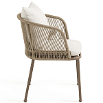 Кресло уличное Bonnie Beige Chair варинант исполнения - 3 | Loft Concept в Липецке