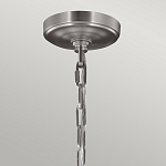 Люстра двухъярусная с белыми матовыми стеклянными плафонами в форме винных бокалов Feiss варинант исполнения - 6 | Loft Concept в Липецке