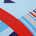 Подушка декоративная из хлопка по мотивам нанайских орнаментов Ural and Siberian Patterns варинант исполнения - 4 | Loft Concept в Липецке