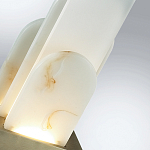 Настольная лампа с белыми вертикальными элементами Alabaster Totem   варинант исполнения - 7 | Loft Concept в Липецке